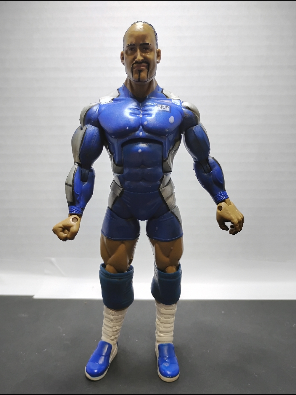 WWE MVP Deluxe Aggression Series 11 Jakks Action Figure Blue Attire